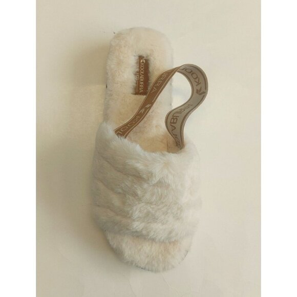Koolaburra By UGG Fuzz'n II Slide Womens Size 10 Slipper Sandal Natural 1116914 - Picture 2 of 8